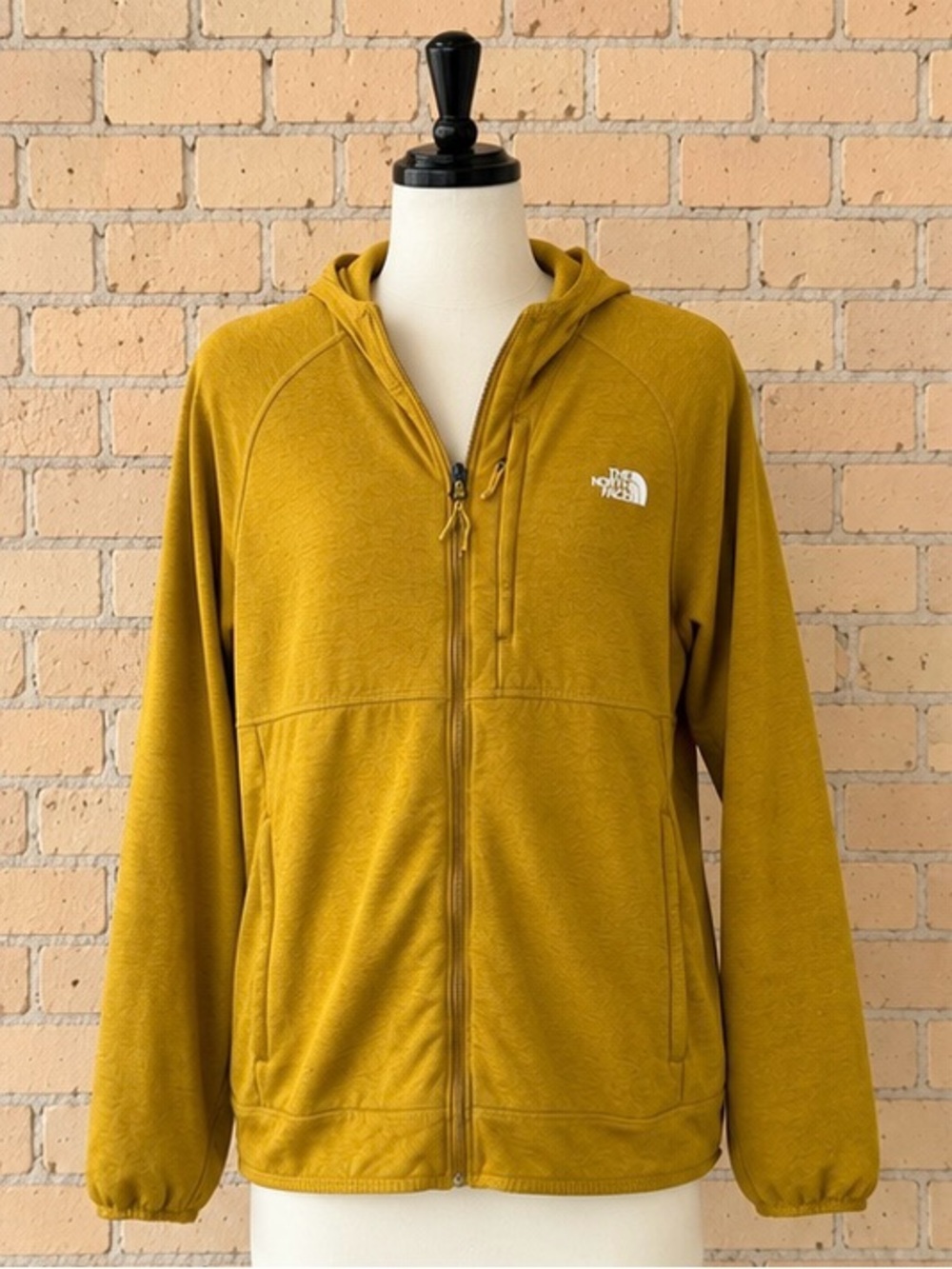 The North Face Men’s or Women's Mustard Yellow Full-Zip Hoodie Jacket